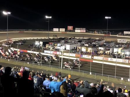 Missing Man Formation at I-80 Speedway for Stewart Alley (Video Highlights from Racinboys.com)