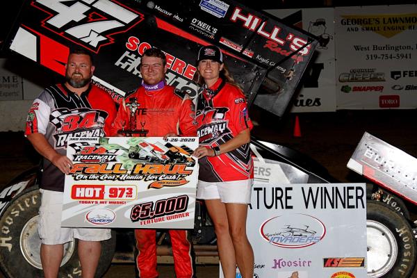 Dylan Westbrook Claims $5,000 Fall Haul at 34/First Canadian Sprint Invaders Winner!