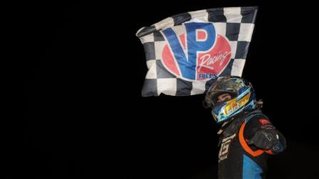 Chris Windom won with the USAC National Midget Series at Kokomo (DB3, Inc. Photo) (Video Highlights from FloRacing.com)