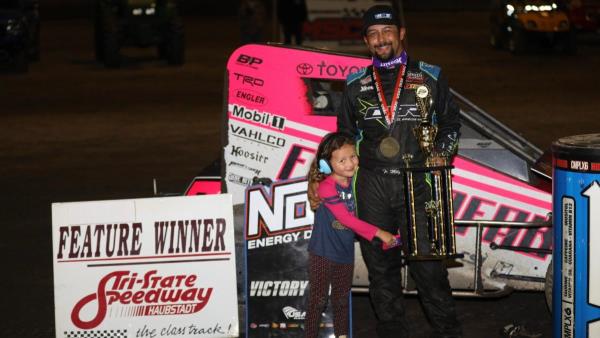 Finally! Thomas Meseraull Makes it to USAC Midget Victory Lane at Harvest Cup