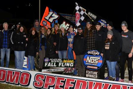 Sheldon Haudenschild won the Kokomo WoO stop Saturday (Mark Funderburk Racing Photo) (Video Highlights from DirtVision)