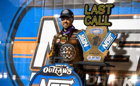 David Gravel won the prelim at the World Finals on Friday (Trent Gower Photo) (Video Highlights from DirtVision.com)