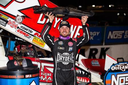 Logan Schuchart won the WoO finale at Volusia Sunday (Trent Gower Photo) (Video Highlights from DirtVision.com)