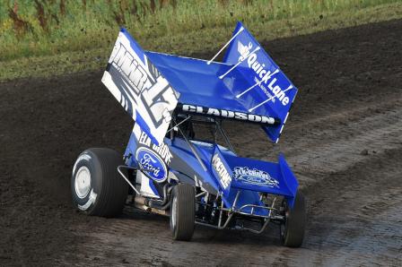 Bryan rides the cushion at Park Jefferson (Jeff Bylsma Photo) 