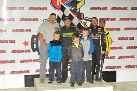 Russ in Victory Lane at Knoxville (Rob Kocak Photo)