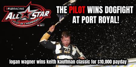 Logan Wagner won the Keith Kauffman Classic at Port Royal Saturday (Paul Arch Photo) (Video Highlights from FloRacing.com)