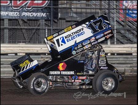 Austin McCarl won Saturday at Knoxville (Chuck Stowe Photo)