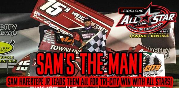 Sam Hafertepe Jr. Leads Them All for Tri-City Raceway Park Win with FloRacing All Stars