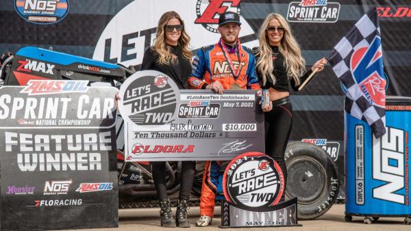Sunshine (Tyler Courtney) Slays #LETSRACETWO Field; Equals USAC Record with 5th Straight at Eldora