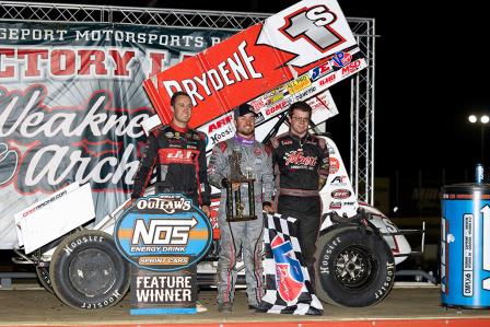 Logan Schuchart won the WoO stop at Bridgeport Tuesday (Trent Gower Photo) (Video Highlights from DirtVision.com)