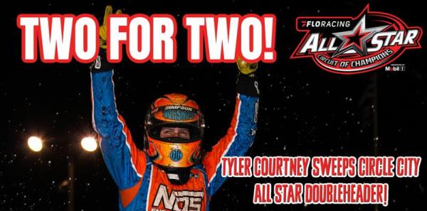 Tyler Courtney Caps Circle City Sweep with $10,000 Finale Win Over Rico Abreu