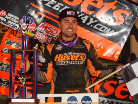 David Gravel in Victory Lane