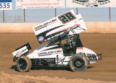 Scott Bogucki won the ASCS opener at Lake Ozark Speedway Saturday (Allen Horcher Photo)