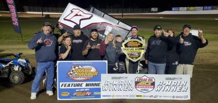 Cam Smith took the Brownfield Classic Opener in Elma Saturday (Matt Ward Photo) (Video Highlights from RacinBoys.com)