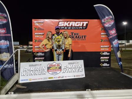 Blake Hahn won the Skagit Dirt Cup Opener Thursday (JD Dryden Photo) (Video Highlights from RacinBoys.com)