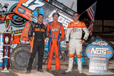 Sheldon Haudenschild won the WoO stop in Beaver Dam Saturday (Trent Gower Photo) (Video Highlights from DirtVision.com)