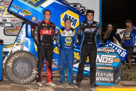 Brad Sweet won the WoO opener Friday at Cedar Lake (Trent Gower Photo)