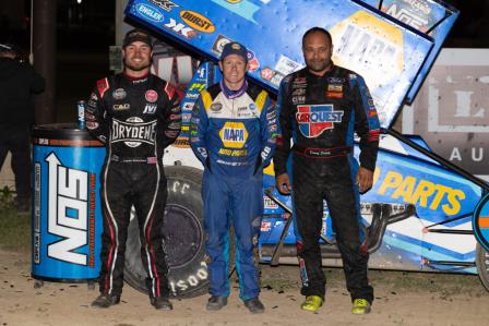 Brad Sweet won the WoO stop at Wilmot Saturday (Trent Gower Photo) (Video Highlights from DirtVision.com)