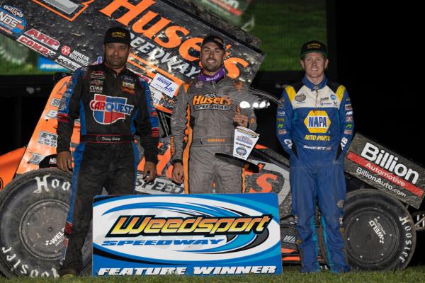 Right Place, Right Time: David Gravel Capitalizes for Weedsport Win