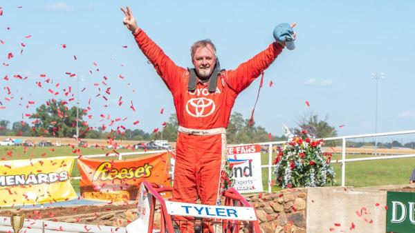 Brian Tyler Tops Ted Horn 100 in DuQuoin for First USAC Win in a Decade