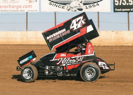 Dylan Westbrook won the ASCS stop at Lake Ozark Speedway Sunday (Allen Horcher Photo)