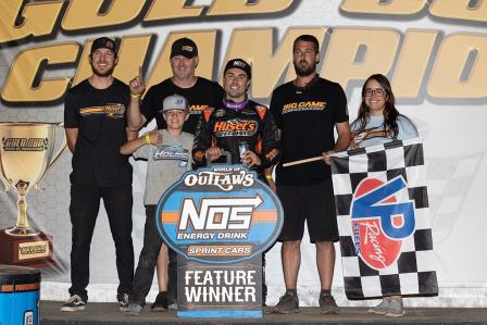 David Gravel won the prelim at the Gold Cup Friday (Trent Gower Photo) (Video Highlights from DirtVision.com)
