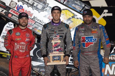 Carson Macedo won the WoO stop at Lawton Friday (Trent Gower Photo) (Video Highlights from DirtVision.com)