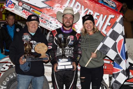 Logan Schuchart won the $20,000 WoO event at Devil's Bowl Saturday (Trent Gower Photo) (Video Highlights from DirtVision.com)