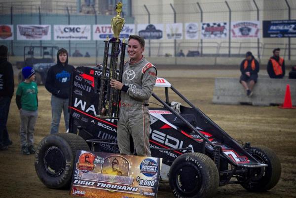 Christmas Time Magic: Christopher Bell Flies to Leffler Memorial Win