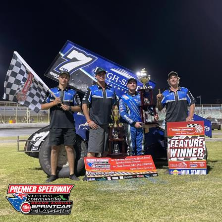 Lachlan McHugh is the 2022 champion of the Grand Annual Sprintcar Classic in Warrnambool
