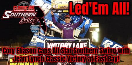 Cory Eliason took the Jean Lynch Classic at East Bay Tuesday (Paul Arch Photo) (Video Highlights from FloRacing.com)