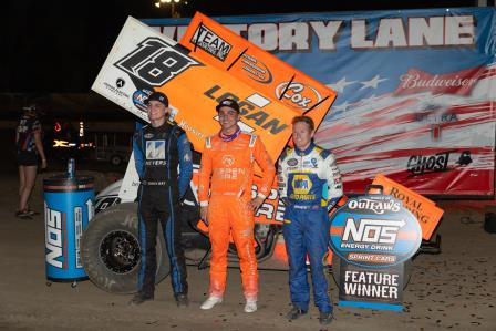 Gio Scelzi won the WoO stop at Bakersfield (Trent Gower Photo) (Video Highlights from DirtVision.com)