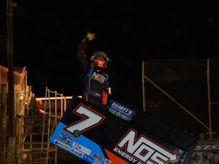 Tyler Courtney won at Attica Friday (Video Highlights from FloRacing.com)