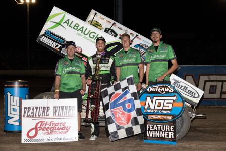 Carson Macedo won the WoO stop at Haubstadt Saturday (Trent Gower Photo) (Video Highlights from DirtVision.com)