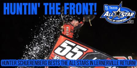 Hunter Schuerenberg won the All Star stop at Lernerville Friday (Rick Rarer Photo) (Video Highlights from FloRacing.com)