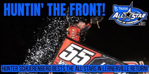 Hunter Schuerenberg Bests the All Stars in Lernerville Speedway Return