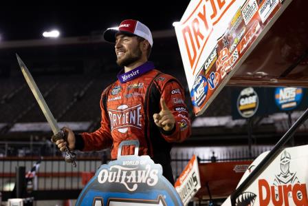 Logan Schuchart won the Prelim WoO feature at Bristol Friday (Trent Gower Photo) (Video Highlights from DirtVision.com)