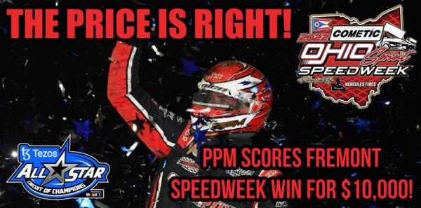 Parker Price-Miller Collects $10,000 in Cometic Gasket Ohio Sprint Speedweek presented by Hercules Tires Visit to Fremont Speedway