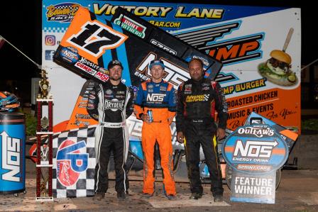 Sheldon Haudenschild won the WoO stop at Beaver Dam Saturday (Trent Gower Photo) (Video Highlights from DirtVision.com)