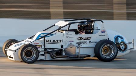 C.J. Leary (Greenfield, Ind.) dominated his way to victory during Friday night’s USAC Silver Crown Bytec Dairyland 100 at Wisconsin’s Madison International Speedway. (Dave Olson Photo) (Video Highlights from FloRacing.com)
