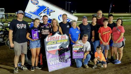 Jake Bubak won with ASCS Saturday at WaKeeney