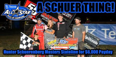 Hunter Schuerenberg won the All Star stop at Stateline Speedway for the second year in a row (Rick Rarer Photo) (Video Highlights from FloRacing.com)