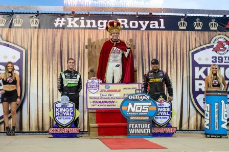 Brent Marks capped off his huge week with a King's Royal crown (Trent Gower Photo) (Video Highlights from DirtVision.com)