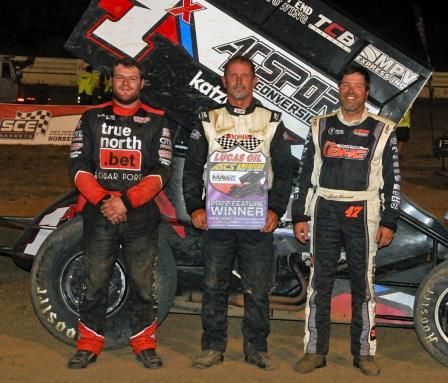 Tim Crawley won the ASCS Speedweek stop at Tulsa Speedway Tuesday (Lonnie Wheatley Photo)