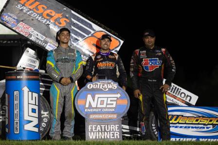 David Gravel won the WoO stop at Weedsport Saturday (Trent Gower Photo) (Video Highlights from DirtVision.com)
