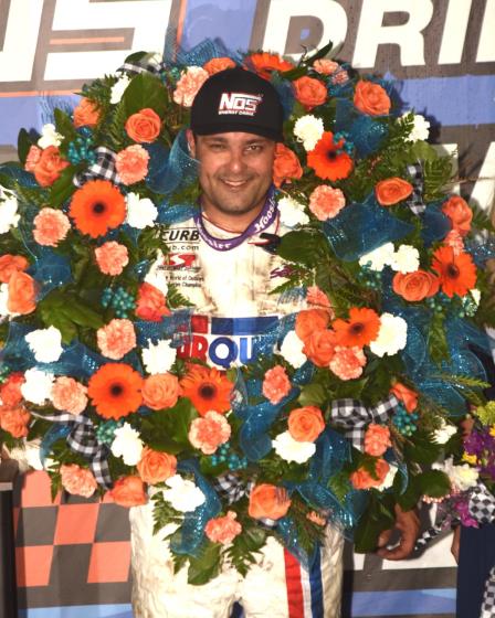 Donny Schatz won his 11th Knoxville Nationals Saturday night (Paul Arch Photo) (Video Highlights from DirtVision.com)