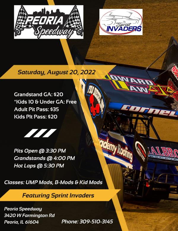 Illinois Sprint Invaders Weekend Doubleheader Ahead!