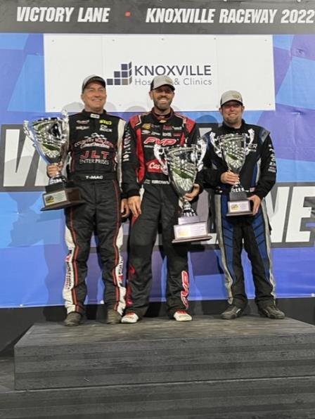 Three Champs: Terry McCarl (360), Brian Brown (410), Mike Mayberry (Pro) (Video Highlights from DirtVision.com)