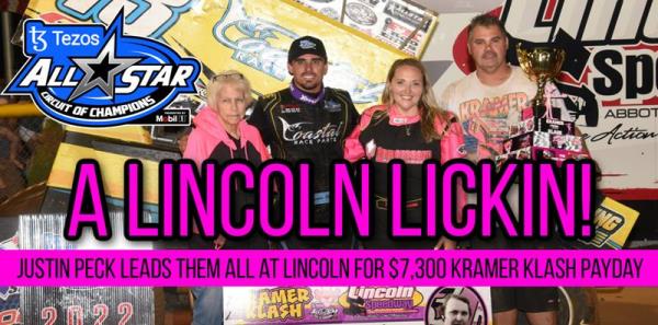 Justin Peck Leads Them All at Lincoln for $7,300 Kramer Klash Payday