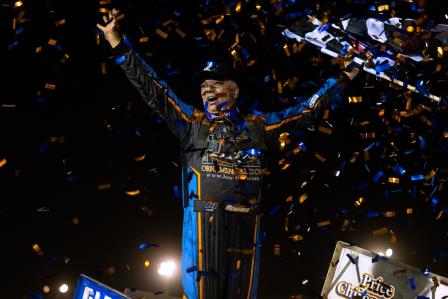 Lance Dewease won his fifth career Williams Grove National Open Saturday (Trent Gower Photo) (Video Highlights from DirtVision.com)